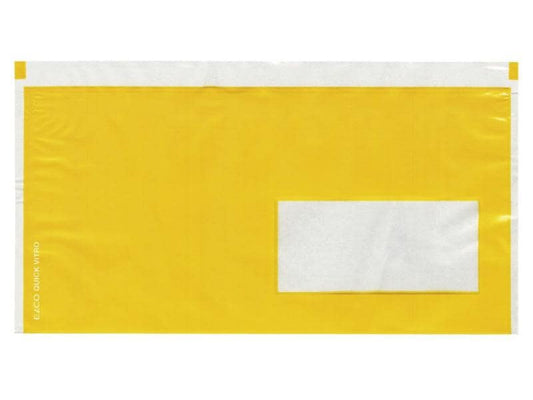 ELCO Pochette pour documents Quick Vitro C5/6 Jaune, 250 pièces