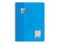 Oxford Carnet de notes Bloc-notes Touch College, B5, quadrillé, bleu marine