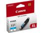 Canon Encre CLI-551C XL Cyan