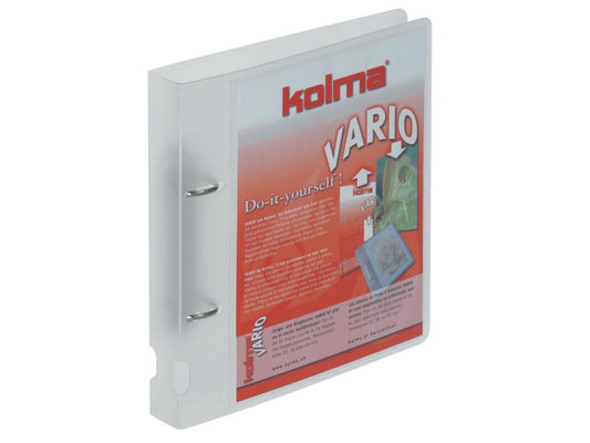 Kolma Classeur à anneaux Vario A5 KolmaFlex 2 cm, Transparent