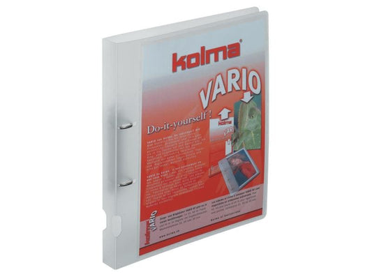 Kolma Classeur à anneaux Vario A4 KolmaFlex 2 cm, Transparent