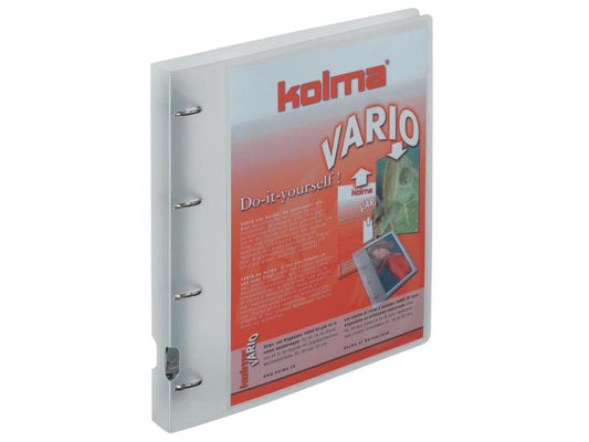 Kolma Classeur à anneaux Vario A4 XL KolmaFlex 2 cm, Transparent