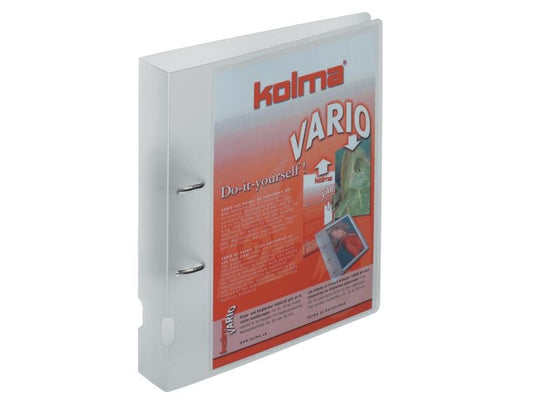 Kolma Classeur à anneaux Vario A4 KolmaFlex 4 cm, Transparent