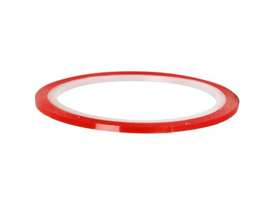 Creativ Company Ruban adhésif double-face 3 mm 10 m, transparent; rouge