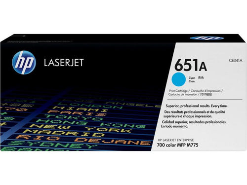 HP Toner Nr. 651A (CE341A) Cyan