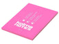 Kolma Fiche de bloc-notes NOTES A6 Rose, 100 feuilles