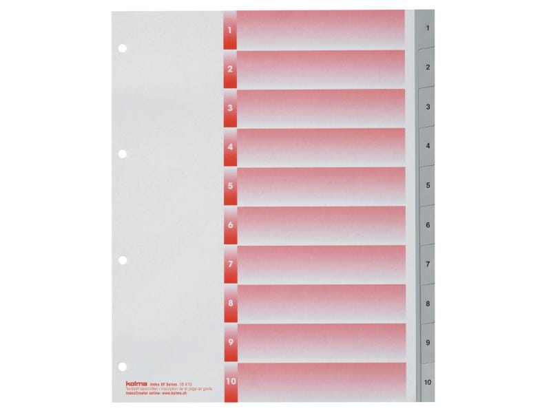 Kolma Registre A4 XL KolmaFlex 1-10