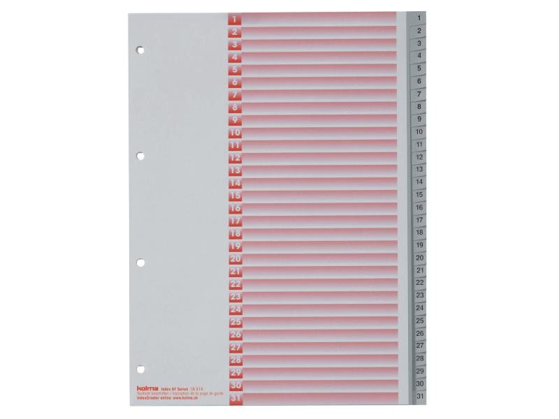 Kolma Registre A4 KolmaFlex 1-31