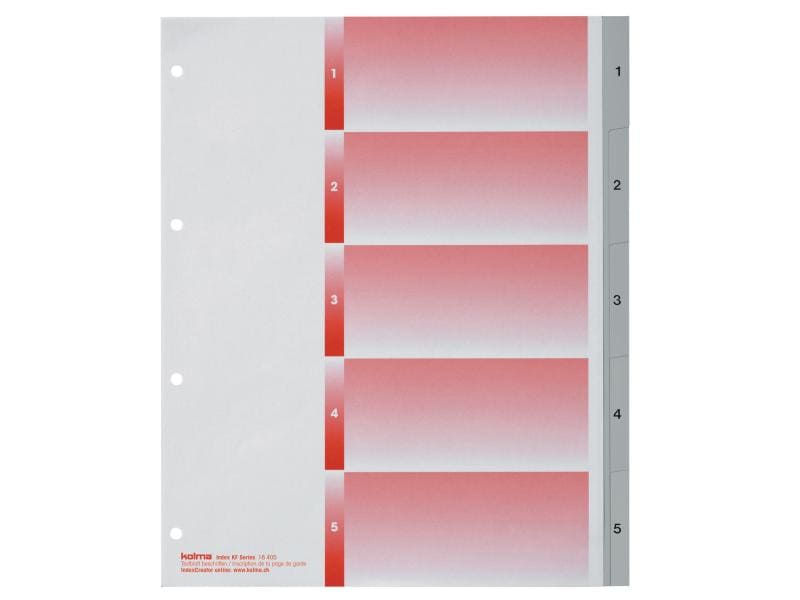 Kolma Registre A4 XL KolmaFlex 1-5