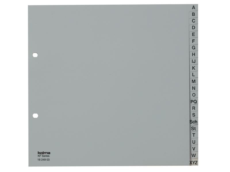 Kolma Registre A4 KolmaFlex A-Z, couverture partielle
