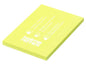 Kolma Fiche de bloc-notes NOTES A7 Jaune, 100 feuilles