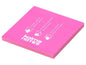 Kolma Fiche de bloc-notes NOTES 76 x 76 mm Rose, 100 feuilles