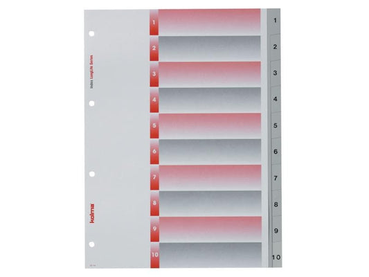 Kolma Registre A4 LongLife 1-10