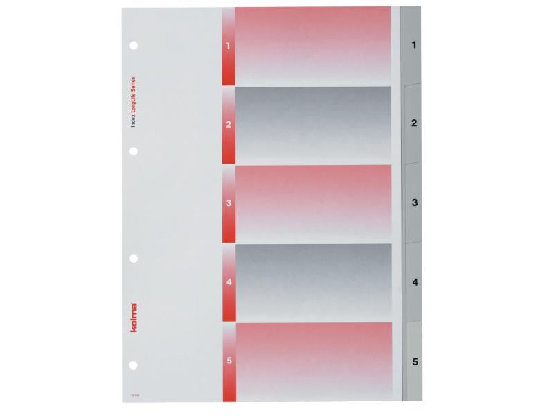 Kolma Registre A4 LongLife 1-5