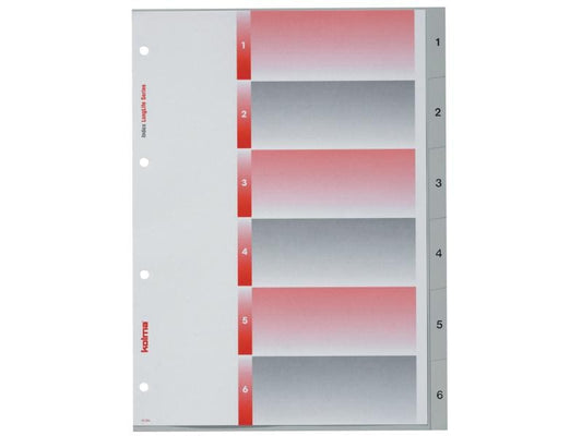 Kolma Registre A4 LongLife 1-6