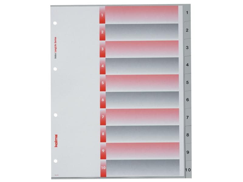 Kolma Registre A4 XL LongLife 1-10