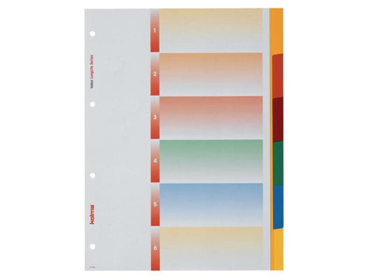 Kolma Registre A4 LongLife 1-6 Vierge