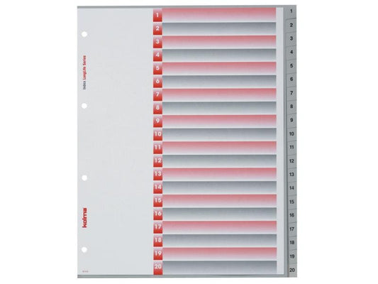 Kolma Registre A4 XL LongLife 1-20