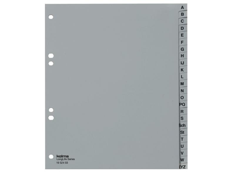 Kolma Registre A5 XL LongLife A-Z, haut