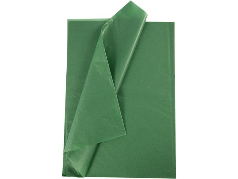 Creativ Company Papier de soie 50 x 70 cm, 25 feuilles, Vert