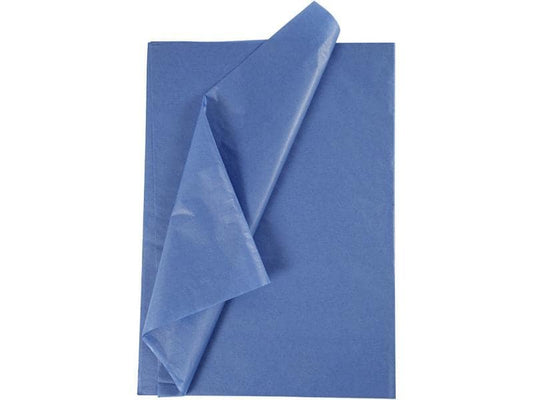 Creativ Company Papier de soie 50 x 70 cm, 25 feuilles, Bleu
