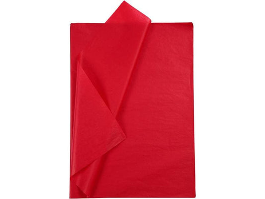 Creativ Company Papier de soie 50 x 70 cm, 25 feuilles, Rouge