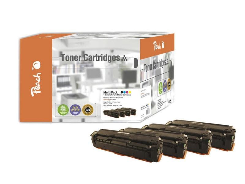 Peach Kits de toner Samsung CLT-504S BK, C, M, Y