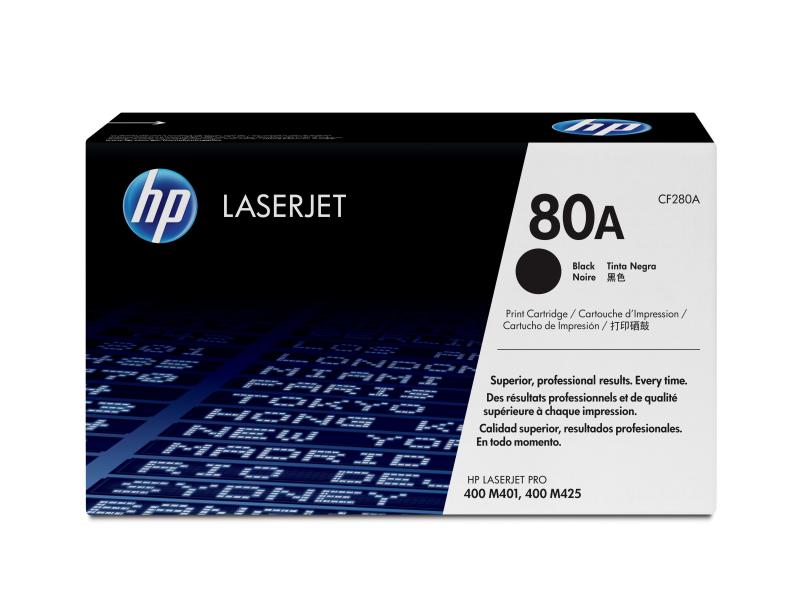 HP Toner Nr. 80A (CF280A) schwarz