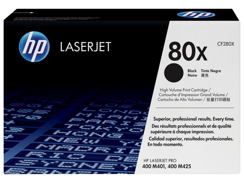 HP Toner Nr. 80X (CF280X) noir