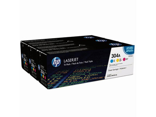 HP Toner Nr. 304A (CF372AM) Cyan/Magenta/Yellow