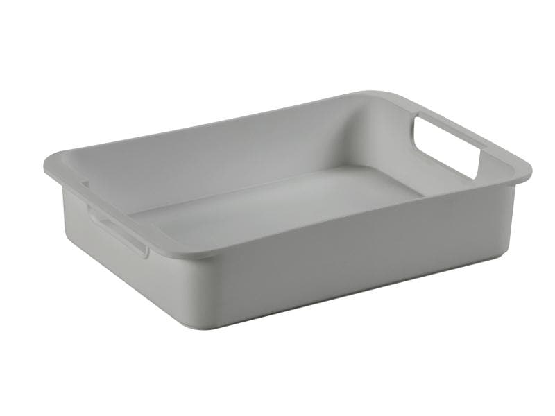 Sigma Home Boîte de rangement Tray M Gris clair