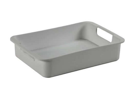Sigma Home Boîte de rangement Tray M Gris clair