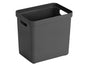 Sigma Home Boîte de rangement 25 l Noir