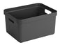 Sigma Home Boîte de rangement 32 l Anthracite