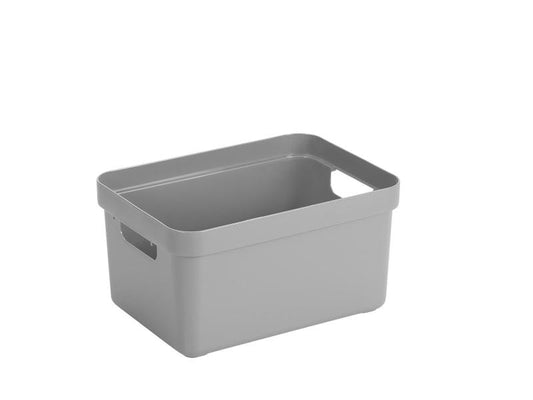Sigma Home Boîte de rangement 5 l Gris clair