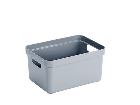 Sigma Home Boîte de rangement 5 l Bleu/Gris