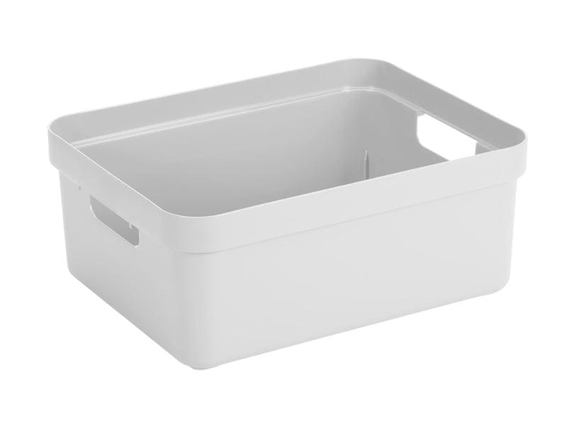 Sigma Home Boîte de rangement 24 l Blanc