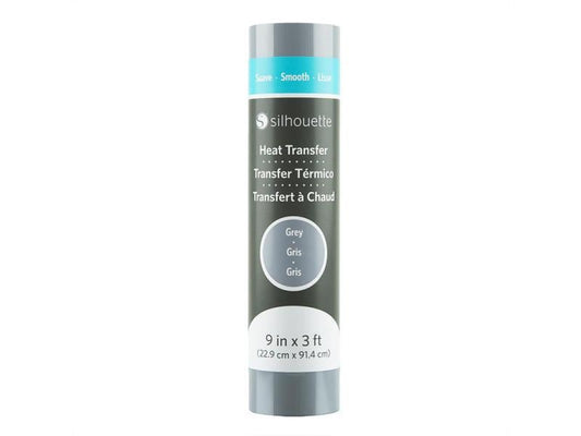Silhouette Film thermocollant 22.9 cm x 91.4 cm Gris, lisse