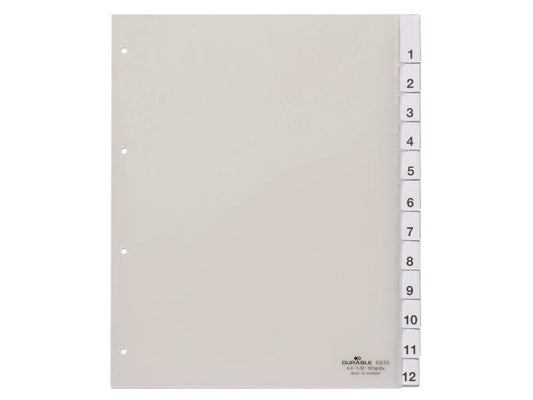 DURABLE Registre A4 1-12