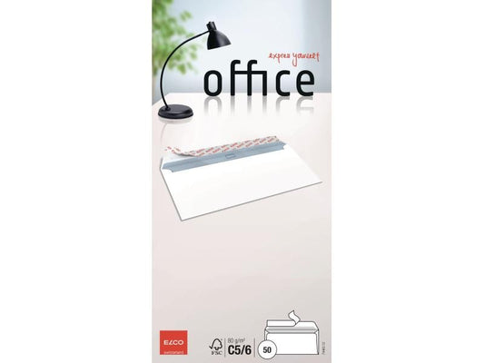 ELCO Enveloppe Office C5/6 sans fenêtre, 50 pièces