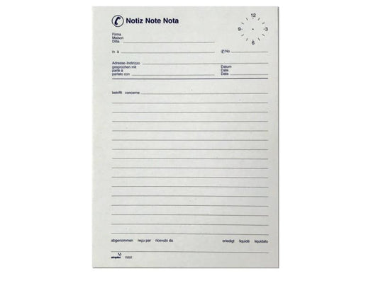 Simplex Bloc-notes A5 70 draps, téléphone