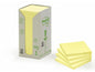 Post-it Fiche de bloc-notes Recycling Notes 7.6 cm x 7.6 cm, jaune