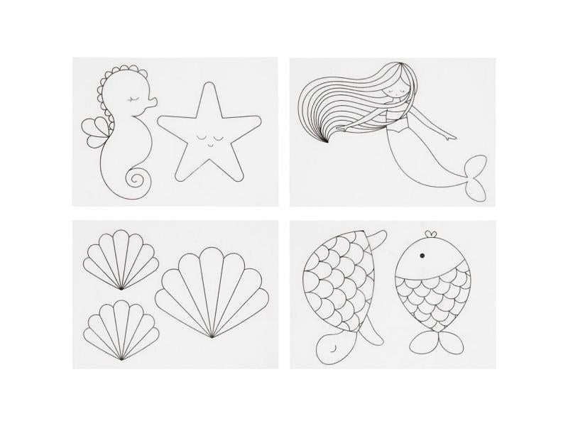 Creativ Company Film rétractable 10.5 x 14.5 cm sirène