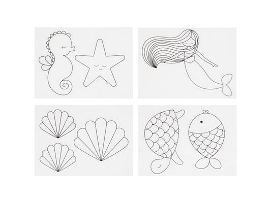 Creativ Company Film rétractable 10.5 x 14.5 cm sirène