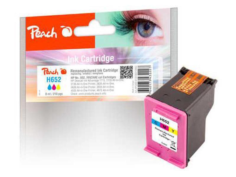 Peach Encre HP Nr. 652 (F6V24AE) Color