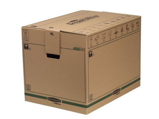 Fellowes Carton de déménagement FastFold 46.3 x 48.0 x 63.2 cm, 5 pièces