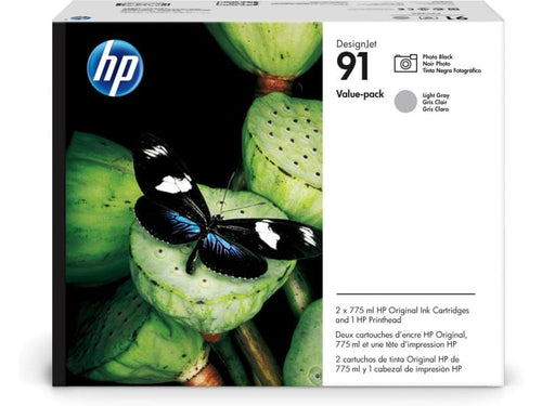 HP Value Pack Nr. 91 (P2V38A) Encre + tête d'impression