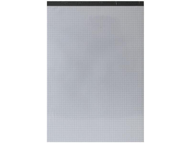 Office Bloc-notes A4 100 feuilles, quadrillées