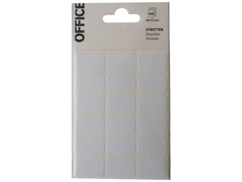 Office Étiquettes universelles 26 x 17 mm 108 pcs.