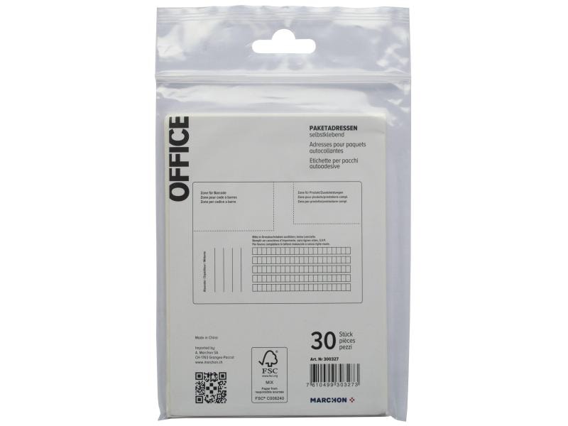 Office Étiquettes d’expédition 30 pcs.